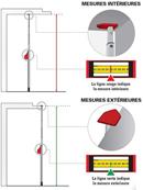 Canne de mesure 4 mètres