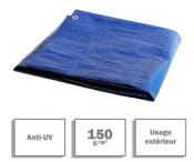 Bâche protection polyvalente 150g/m²
